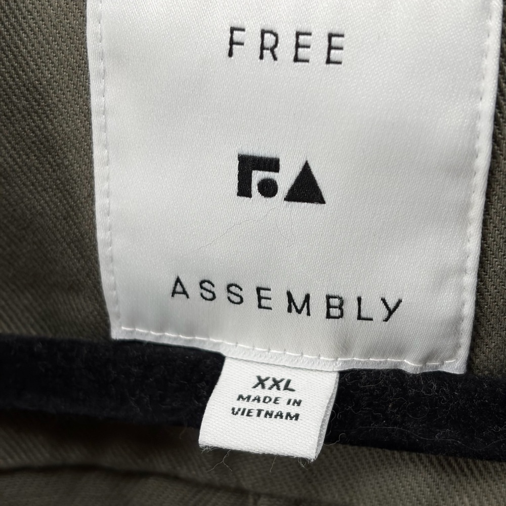 Free Assembly Women's Modern Utility Jacket Size XXL Cotton Olive Green‎ - Picture 2 of 8